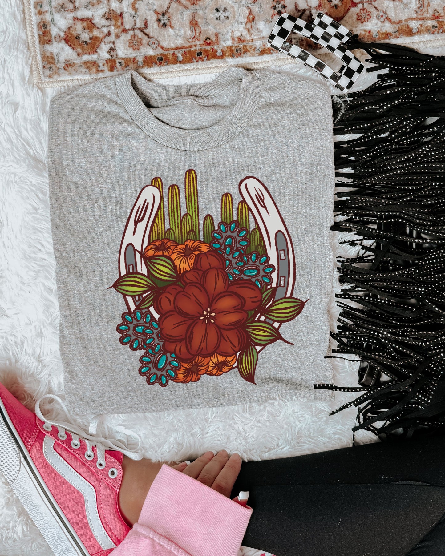 Fall Horseshoe Tee