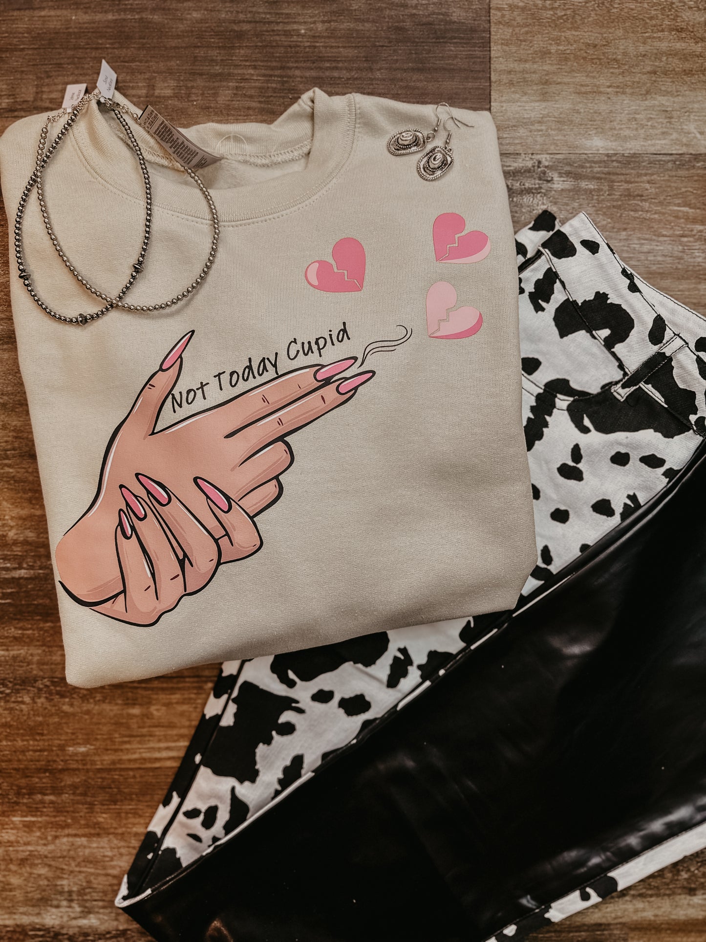 Not Today Cupid Crewneck