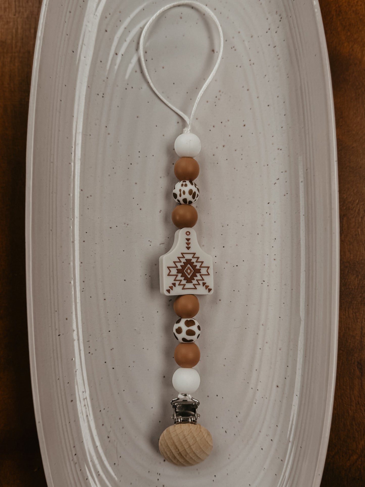 Cowtag Pacifier Clip
