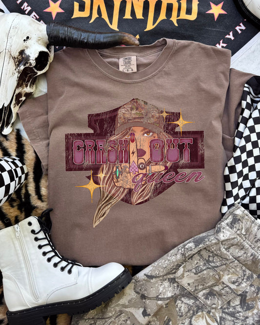 Crash Out Queen Tee