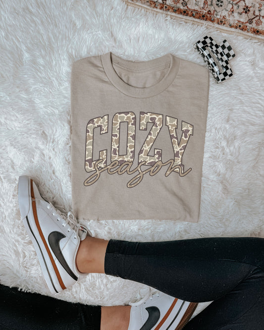 Camo Cozy Season Tee