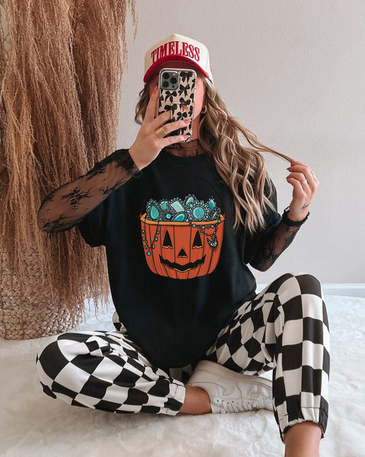 Trick or Turquoise Tee