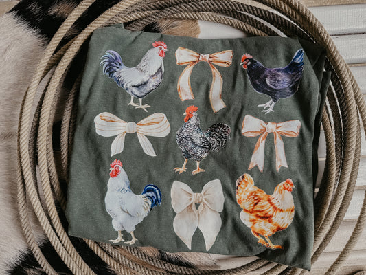 Bows & Chickens Tee