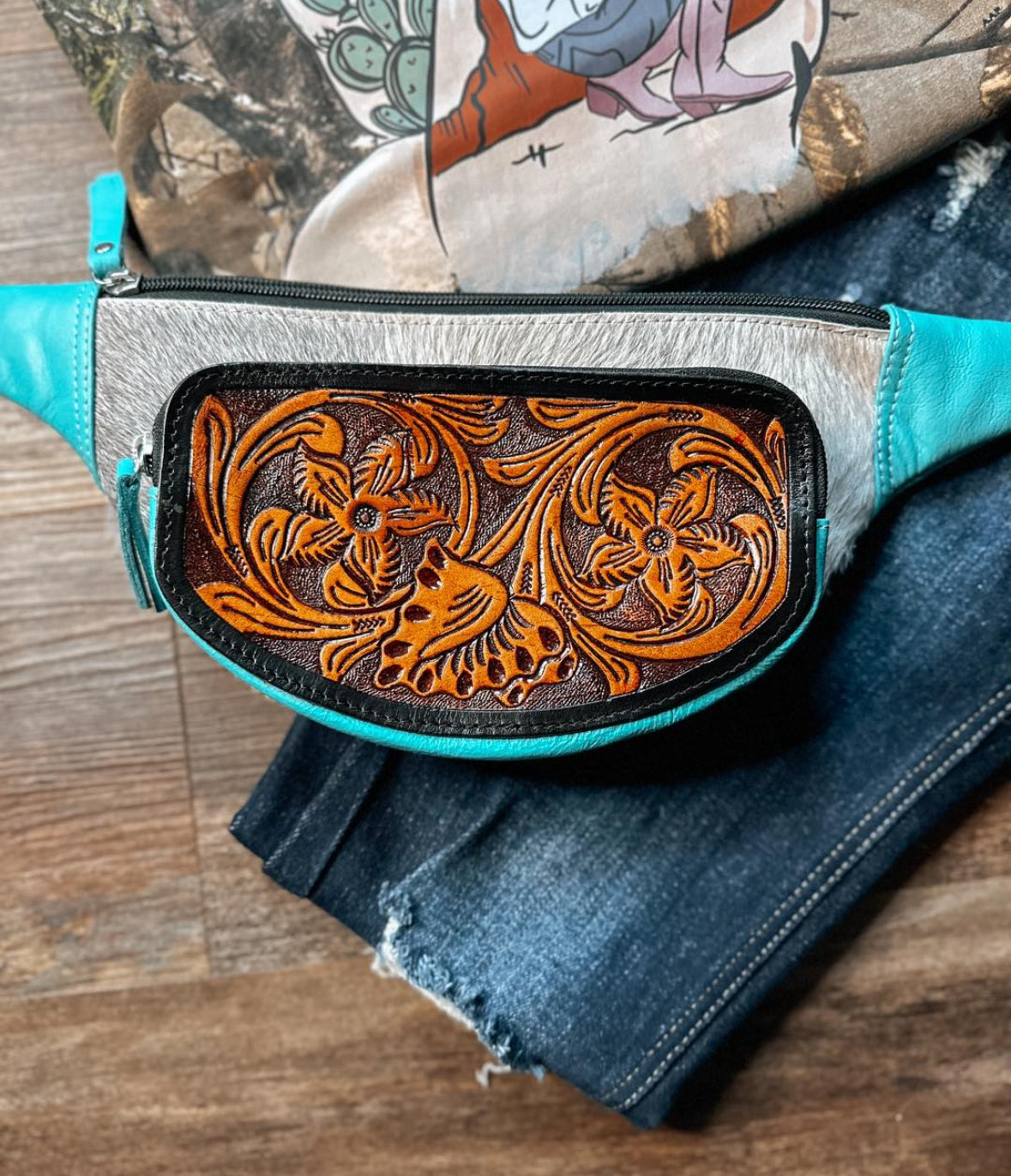 Bum Bag in Turquoise