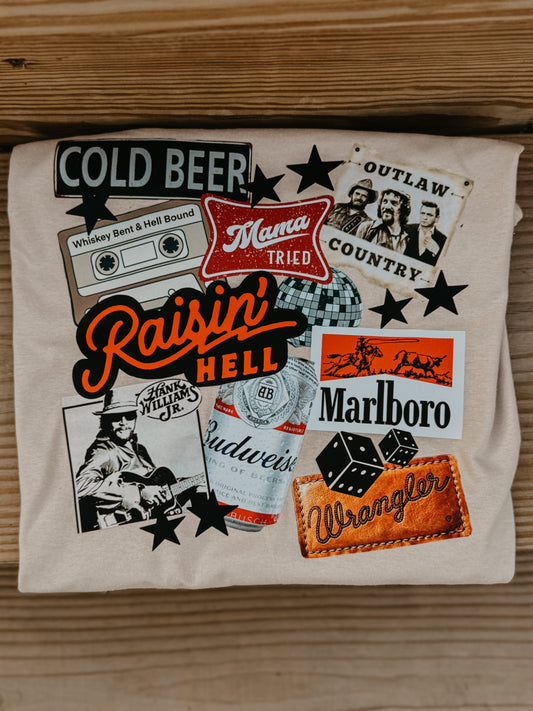 Raisin Collage Tee