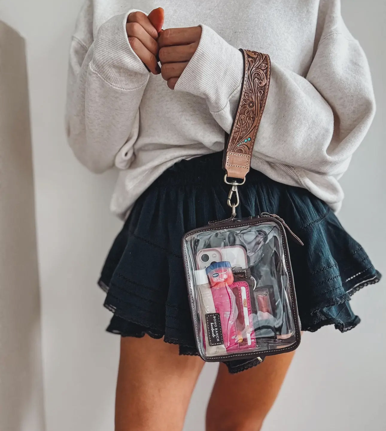 Neon lights Wristlet