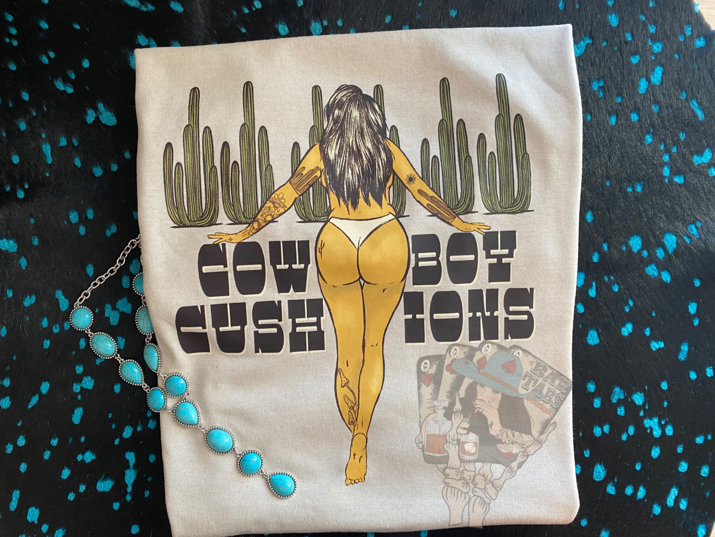 Cowboy Cushions tee