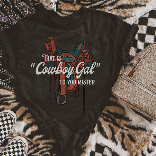 Cowboy Gal tee