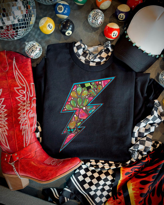 Turquoise Lighting Tee