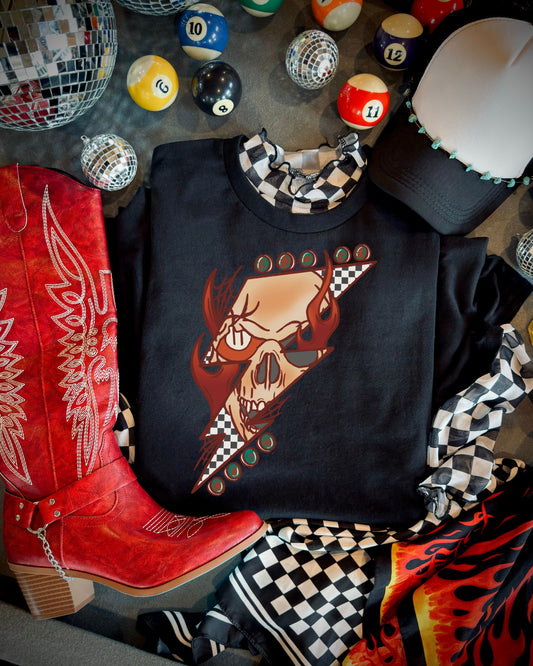 Edgy Lighting Bolt Tee