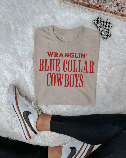 Wranglin Blue Collar Tee
